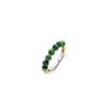 Ti Sento Malachite Beaded Row Ring, Gold