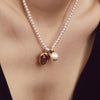 Ti Sento Pearl Pendant Necklace, Gold