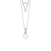 Ti Sento Pearl Pendant Necklace, Silver