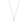 Ti Sento Pearl Pendant Necklace, Silver