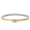 Ti Sento Snake Bangle, Gold