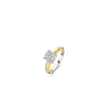 Ti Sento Solitaire CZ Ring, Gold