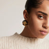 Ti Sento Tiger Eye Statement Earrings, Gold