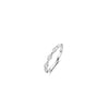 Ti Sento Water Droplet CZ Ring, Silver