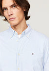 Tommy Hilfiger 1985 Flex Stripe Shirt, Copenhagen Blue & White