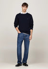 Tommy Hilfiger Cable Knit Crew Neck Sweater, Desert Sky