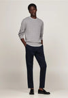 Tommy Hilfiger Cable Knit Crew Neck Sweater, Grey Heather