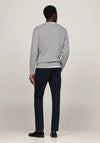 Tommy Hilfiger Cable Knit Crew Neck Sweater, Grey Heather