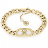 Tommy Hilfiger Curb Chain Monogram Bracelet, Gold