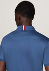 Tommy Hilfiger Essential Flag Embroidery Polo Shirt, Aegean Sea