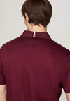 Tommy Hilfiger Essential Flag Embroidery Polo Shirt, Deep Rouge