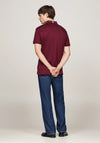 Tommy Hilfiger Essential Flag Embroidery Polo Shirt, Deep Rouge