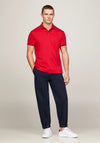 Tommy Hilfiger Essential Flag Embroidery Polo Shirt, Primary Red