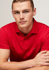 Tommy Hilfiger Essential Flag Embroidery Polo Shirt, Primary Red