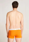 Tommy Hilfiger Essential Logo Waistband 3 Pack Trunks, Orange Multi