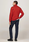 Tommy Hilfiger Essential Quarter Zip Sweatshirt, Dark Magma