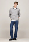 Tommy Hilfiger Essential Quarter Zip Sweatshirt, Grey Heather