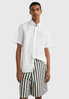 Tommy Hilfiger Flex Poplin Short Sleeve Shirt, White