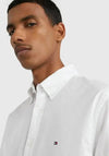 Tommy Hilfiger Flex Poplin Short Sleeve Shirt, White