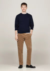 Tommy Hilfiger Heathered Knit Cashmere Sweater, Navy