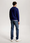 Tommy Hilfiger Heathered Knit Cashmere Sweater, Twilight Lapis