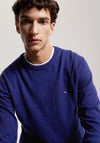 Tommy Hilfiger Heathered Knit Cashmere Sweater, Twilight Lapis