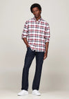 Tommy Hilfiger Heritage Medium Check Shirt, Deep Rouge