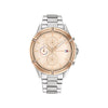 Tommy Hilfiger Ladies TH1782503 Ariana Watch, Rose Gold & Silver