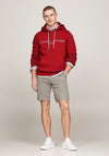 Tommy Hilfiger Logo Drawstring Hoodie, Dark Magma