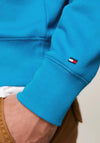 Tommy Hilfiger Logo Flex Crew Neck Sweatshirt, Cerulean Aqua