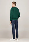 Tommy Hilfiger Logo Flex Crew Neck Sweatshirt, Ornamental Green