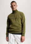 Tommy Hilfiger Logo Half Zip Sweatshirt, Putting Green