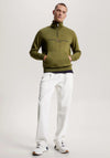 Tommy Hilfiger Logo Half Zip Sweatshirt, Putting Green