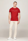 Tommy Hilfiger Logo T-Shirt, Dark Magma