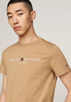 Tommy Hilfiger Logo T-Shirt, Safari Canvas