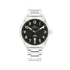 Tommy Hilfiger Men’s Forrest Watch, Silver & Black