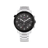 Tommy Hilfiger Men’s Troy Watch, Silver & Black