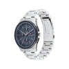 Tommy Hilfiger Men’s Tyler Watch, Silver & Blue