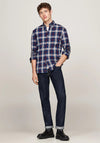 Tommy Hilfiger Tommy Tartan Shirt, Deep Indigo & Wine