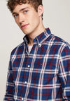 Tommy Hilfiger Tommy Tartan Shirt, Deep Indigo & Wine