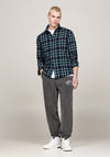 Tommy Jeans Check Flannel Shirt, Teal Multi