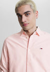 Tommy Jeans Classic Oxford Shirt, Pink Crystal