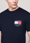 Tommy Jeans Flag Logo Graphic T-Shirt, Dark Night Navy