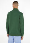 Tommy Jeans Graphic Half Zip Sweatshirt, Collegiate Green