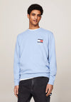 Tommy Jeans Logo Crew Neck Sweatshirt, Westside Blue