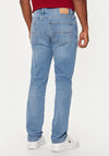 Tommy Jeans Ryan Slim Straight Leg Jeans, Light Wash Blue