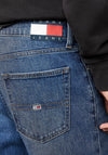 Tommy Jeans Ryan Straight Leg Jeans, Denim Dark