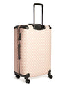 Guess Wilder Travel 4G Peony Logo 28” Wheel Spinner Suitcase, Blush