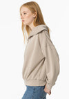 Tiffosi Womens Miu Half Zip Sweatshirt, Beige