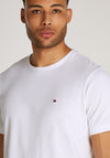 Tommy Hilfiger Essential Flag Embroidery T-Shirt, Off White